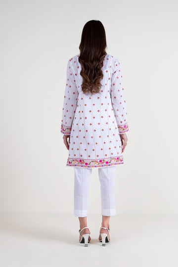 Bareeze BNl1614 White Summer Embroidered Lawn 2022 Online Shopping